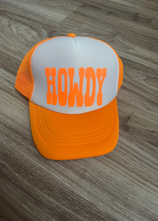 Orange howdy hat (kids size)