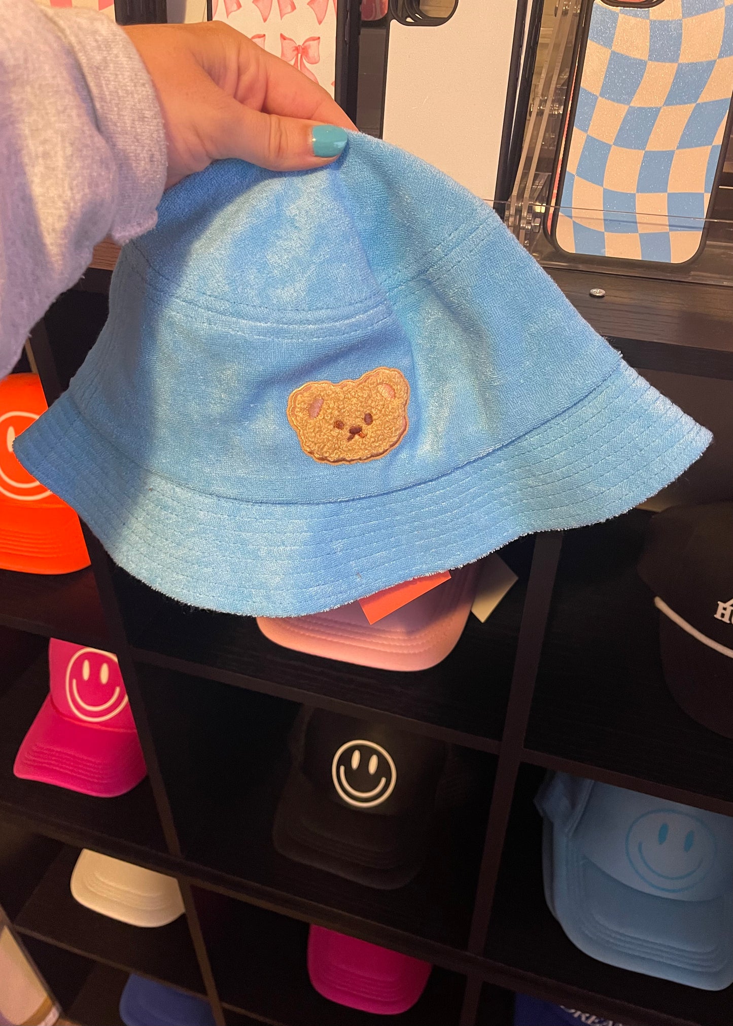 teddy bear bucket hat