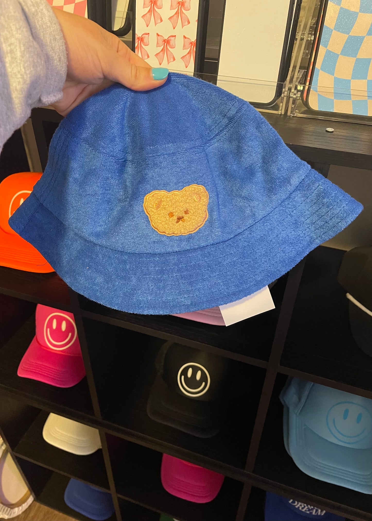 teddy bear bucket hat