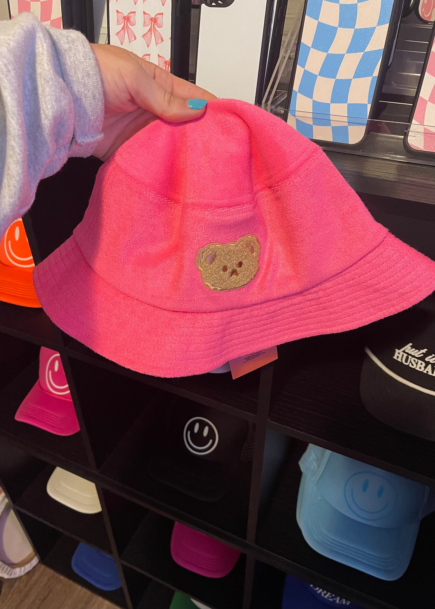 teddy bear bucket hat