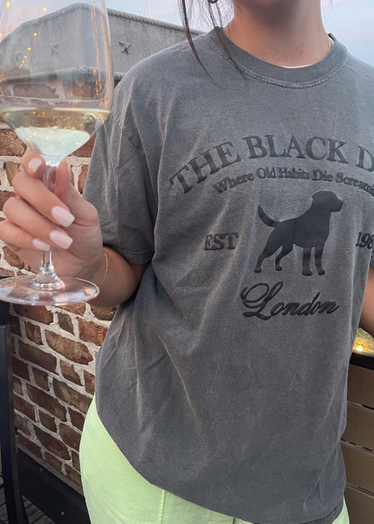 the black dog t-shirt